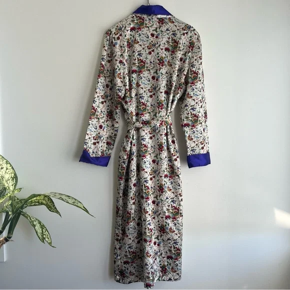 Floral Satin Robe - Picture 5 of 5
